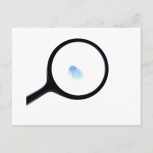 Cartão Postal Impressão digital CSI