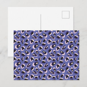 Cartão Postal Impressão em Abstrato Roxo Muito Peri