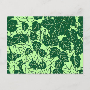 Cartão Postal Impressão, Emerald e Verde limão japonês