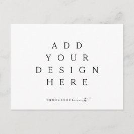 Cartão Postal Impressão Horizontal de Cartão-Postal de 5,5x4,25"