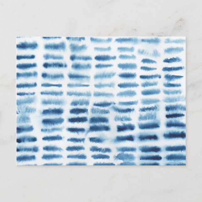 Cartão Postal Impressão Indigio Watercolor (Frente)