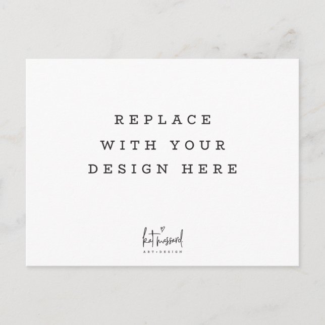 Cartão Postal IMPRESSÃO ORDER 7 x 5 polegadas horizontal (Frente)