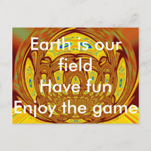 Cartão Postal Impressão ouro Amarelo De Luvas De Beisebol