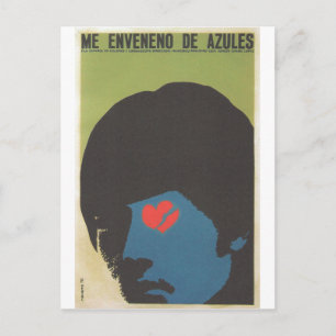 Cartão Postal Impressão Poster de Poster de Filme Cubano Postar