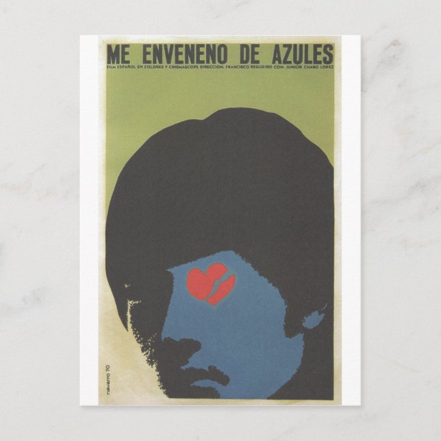 Cartão Postal Impressão Poster de Poster de Filme Cubano Postar  (Frente)