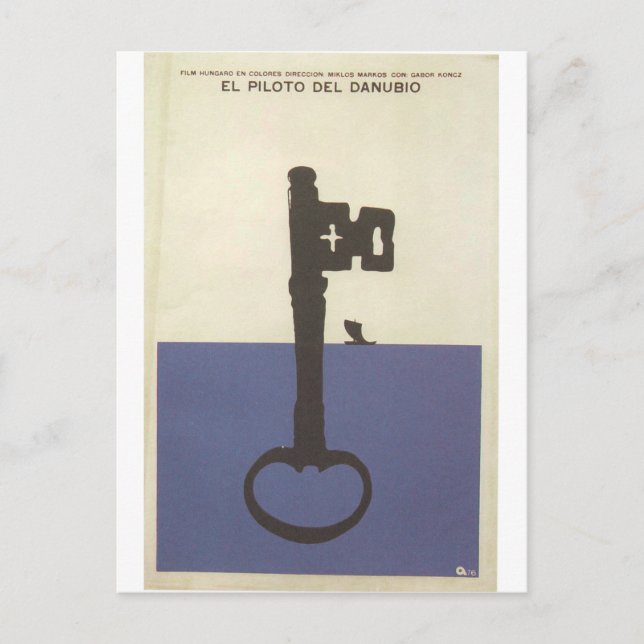 Cartão Postal Impressão Poster de Poster de Filme Cubano Postar  (Frente)