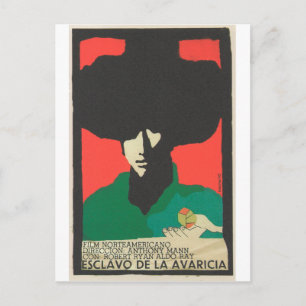 Cartão Postal Impressão Poster de Poster de Filme Cubano Postar 