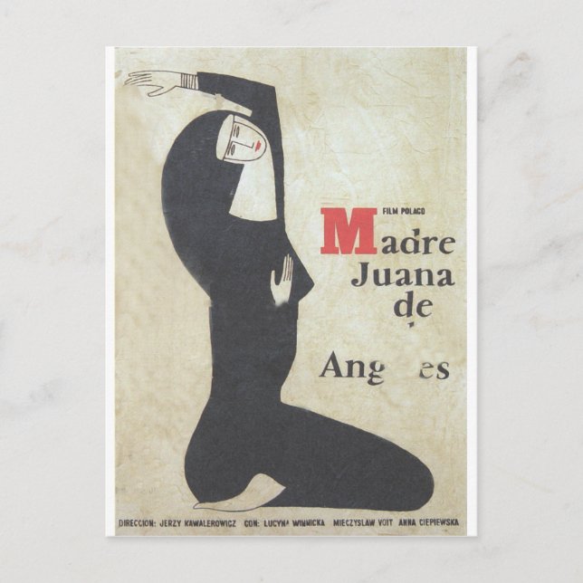 Cartão Postal Impressão Poster de Poster de Filme Cubano Postar  (Frente)