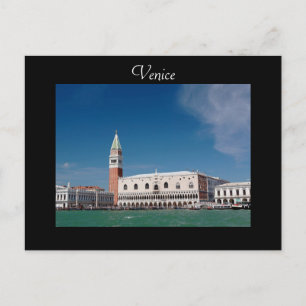 Cartão Postal Impressionante! Veneza Quadrada da Marca de ruas
