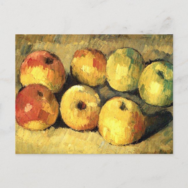 Cartão Postal Impressionismo de imagem de maçã Cezanne (Frente)