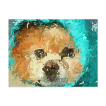 Impressionistic Pom Raincoat