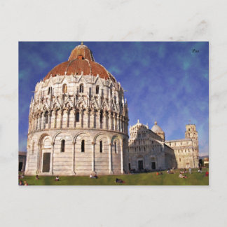 Cartão Postal Impressitaly Pisa Miracoli