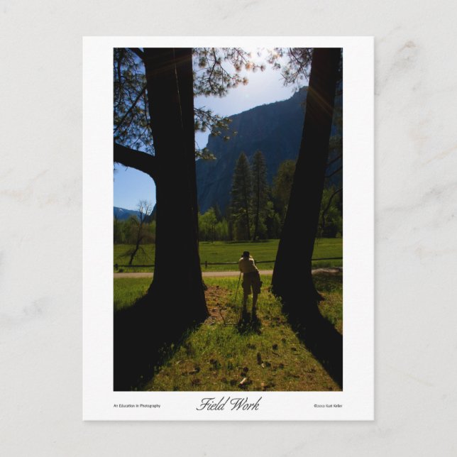 Cartão Postal Impressões de Trabalho de Campo (Frente)