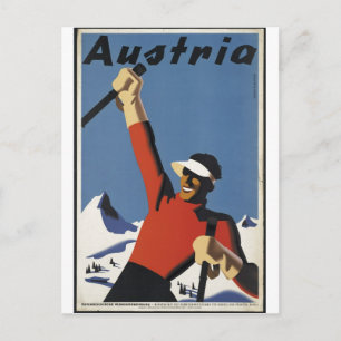 Cartão Postal Impressões viagens vintage de anúncio Poster