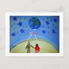 Cartão Postal ...In Other Words...art by Jutta Gabriel...