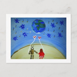 Cartão Postal ...In Other Words...art by Jutta Gabriel...