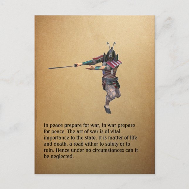 Cartão Postal In peace prepare for war, in... (Frente)