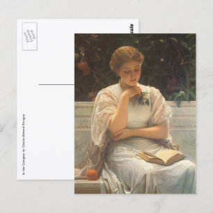 Cartão Postal In the Orangery by Charles Edward Perugini