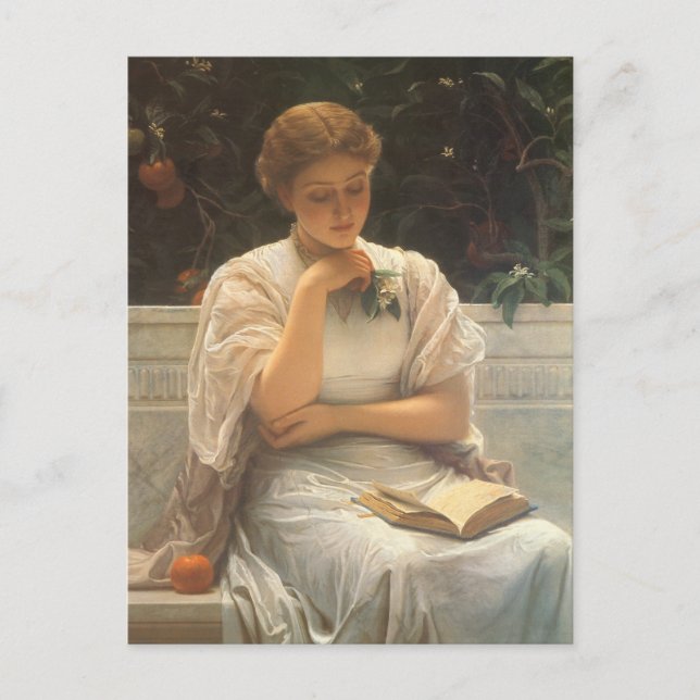 Cartão Postal In the Orangery by Charles Edward Perugini (Frente)