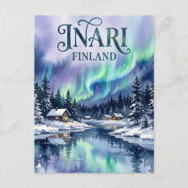 Cartão Postal Inari Finlândia