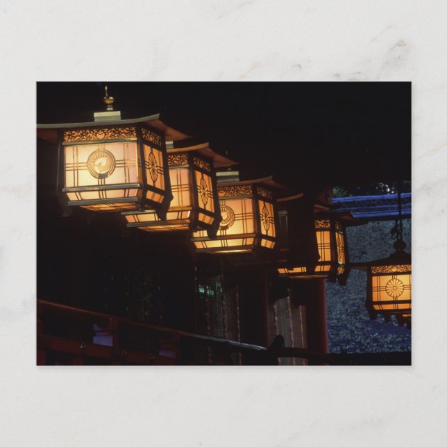 Cartão Postal Inari Grand Shrine, Fushimi, Quioto, Japão (Frente)