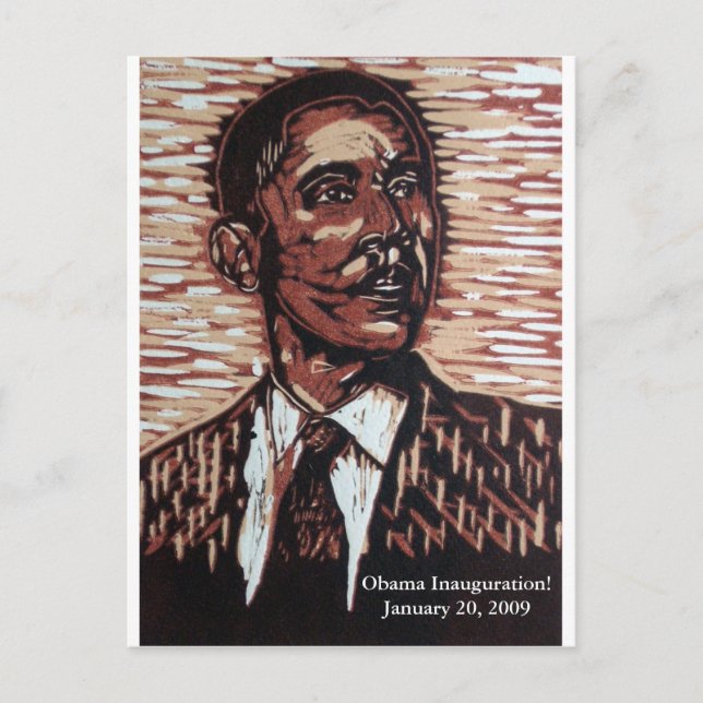 Cartão Postal Inauguração de Obama! 20 de janeiro de 2009 (Frente)