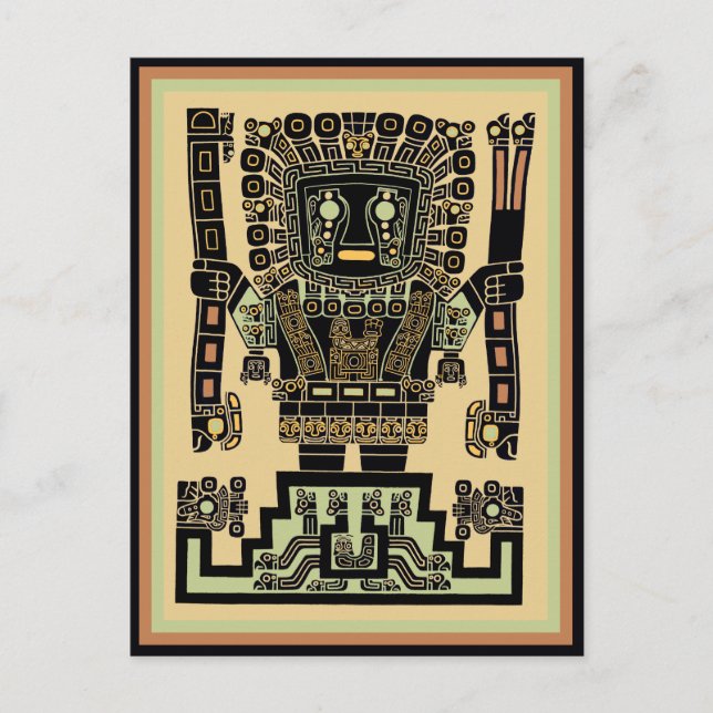 Cartão Postal Inca Warrior God (Frente)