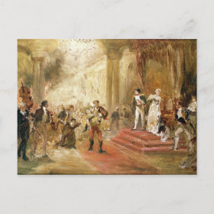 Cartão Postal Incêndio na Embaixada Austríaca (óleo na canvas)