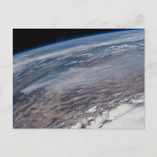 Cartão Postal Incêndios em volta do Parque Nacional de Yosemite. (Frente)