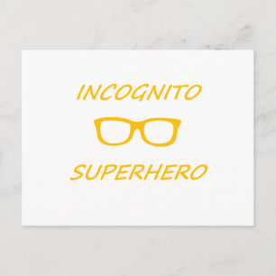 Cartão Postal Incognito Superherói 01O