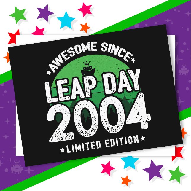 Cartão Postal Incrível Desde 2004 Dia do Ano Bissexto 29 de Feve (Criador carregado)
