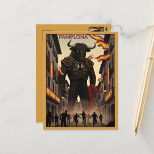Cartão Postal Incrível Viagem Pamplona