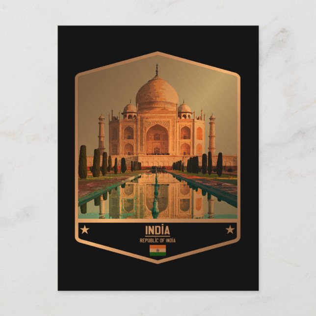 Cartão Postal Índia (Frente)