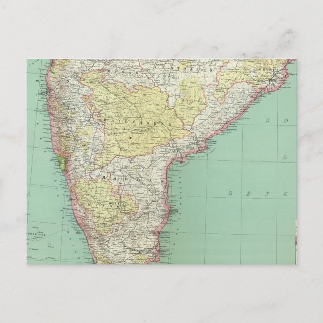 Cartão Postal Índia e Sri Lanka 2 (Frente)
