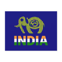 Índia, elefante pintado