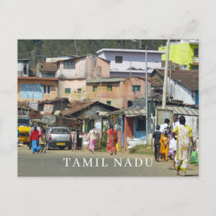 Cartão Postal Índia Tamil Nadu (aldeia de India Tamil)
