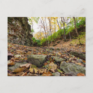 Cartão Postal Indian Village Canyon em Autumn, Columbus, Ohio