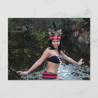 Cartão Postal Indian Woman Dancing