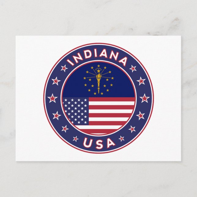 Cartão Postal Indiana (Frente)