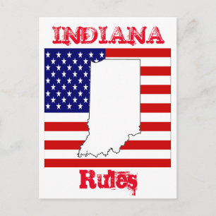 CARTÃO POSTAL INDIANA 