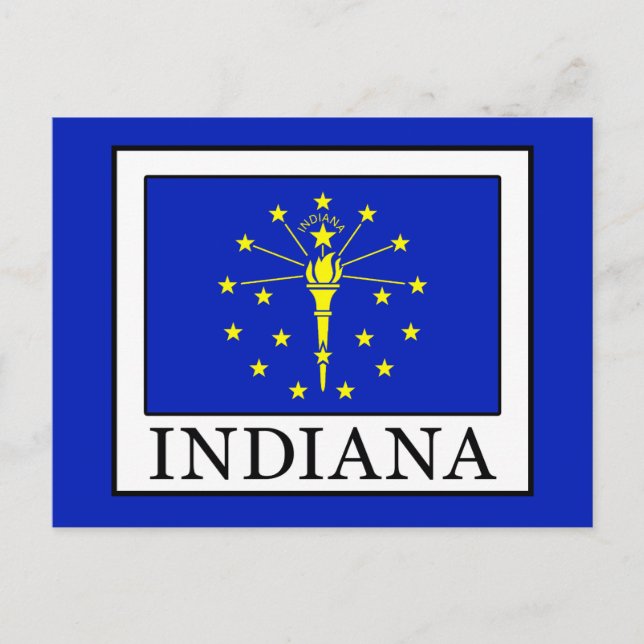 Cartão Postal Indiana (Frente)