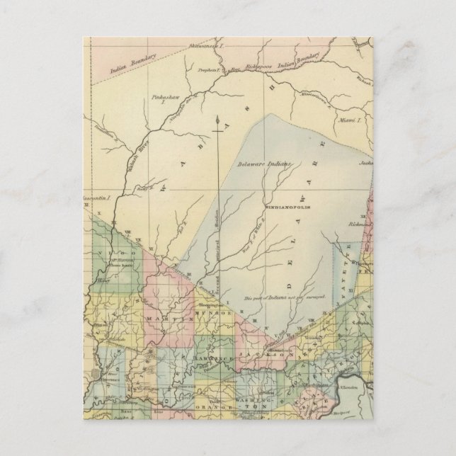 Cartão Postal Indiana 4 (Frente)