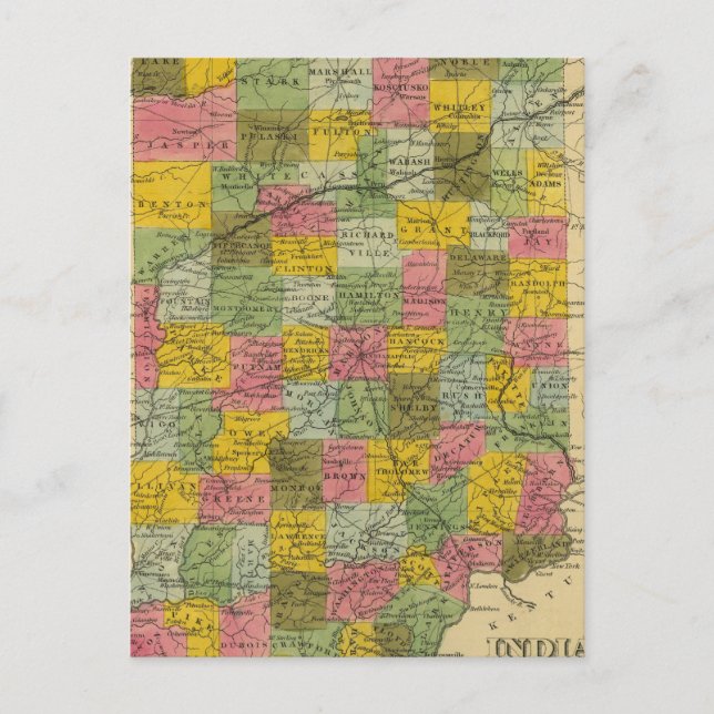 Cartão Postal Indiana 9 (Frente)