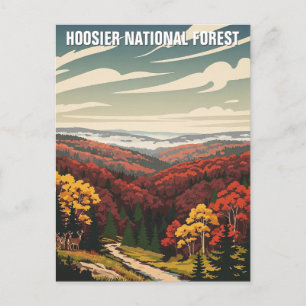 Cartão Postal Indiana Hoosier National Forest Viagem