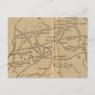 Cartão Postal Indiana, Ohio, Kentucky