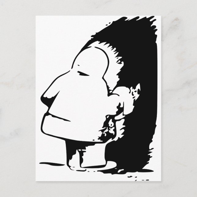 Cartão Postal Indiano ou ilusão óptica Eskimo (Frente)