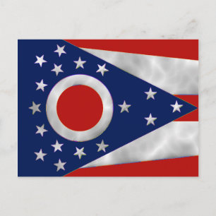 Cartão Postal Indicador do Estado de Ohio
