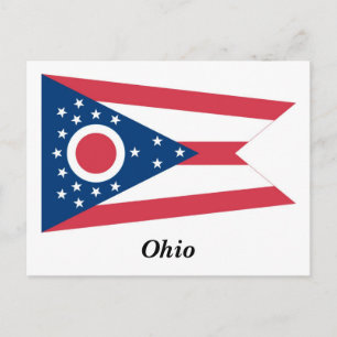 Cartão Postal Indicador do Estado de Ohio