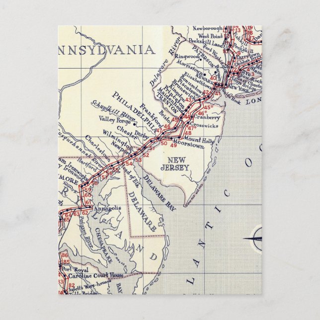 Cartão Postal Índice das Pratas no Levantamento das Estradas (Frente)