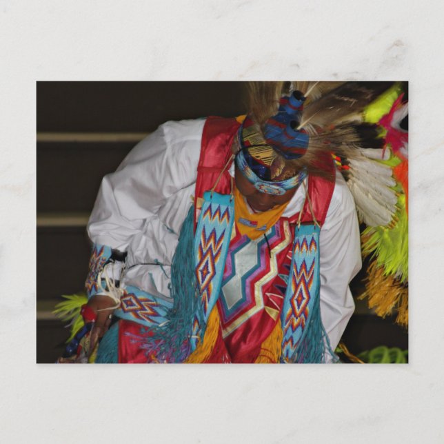 Cartão postal indígena americano (Frente)